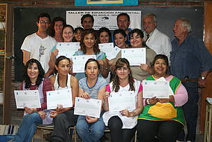  / &copy;: Taller de educación ambiental para docentes de Piedra del Águila